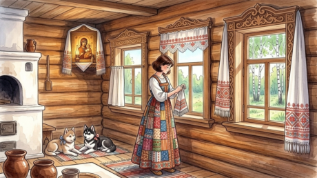 Рушник, подзор, задергушка: как выглядело окно до появления слова «шторы»